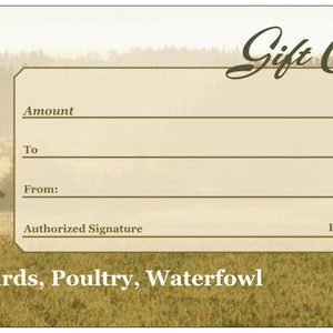 Gift Certificates